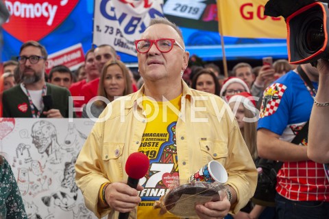  13.01.2019 WARSZAWA<br />
27. FINAL WIELKIEJ ORKIESTRY SWIATECZNEJ POMOCY<br />
N/Z JERZY JUREK OWSIAK<br />
 