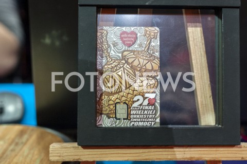  13.01.2019 WARSZAWA<br />
27. FINAL WIELKIEJ ORKIESTRY SWIATECZNEJ POMOCY<br />
N/Z ZLOTA KARTA TELEFONICZNA SIM<br />
 