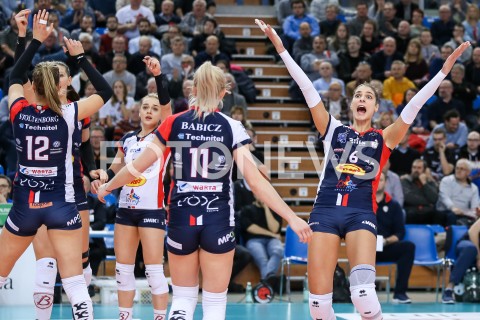  13.01.2019 RZESZOW <br />
SIATKOWKA LIGA SIATKOWKI KOBIET LSK 2018/2019 WOMEN VOLLEYBALL POLAND POLISH LEAGUE <br />
MECZ DEVELOPRES SKYRES RZESZOW - GROT BUDOWLANI LODZ <br />
N/Z JOVANA BRAKOCEVIC RADOSC EMOCJE ZLOSC SYLWETKA <br />
 