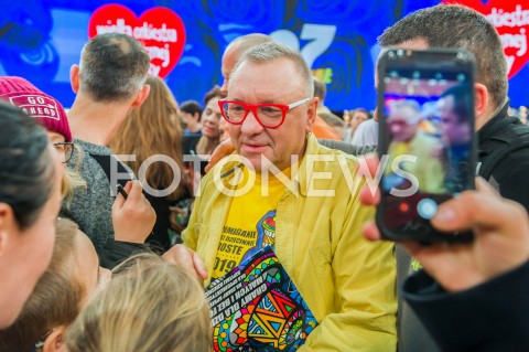  13.01.2019 WARSZAWA <br />27 FINAL WIELKIEJ ORKIESTRY SWIATECZNEJ POMOCY<br />N/Z JUREK JERZY OWSIAK<br /> 