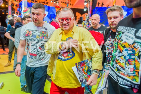  13.01.2019 WARSZAWA <br />27 FINAL WIELKIEJ ORKIESTRY SWIATECZNEJ POMOCY<br />N/Z JUREK JERZY OWSIAK<br /> 