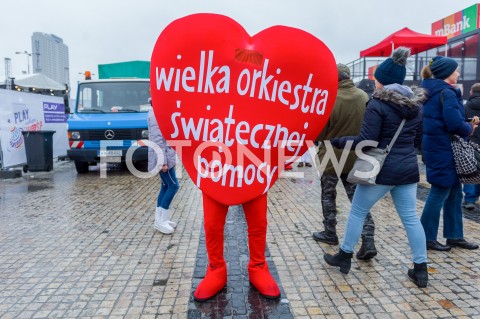  13.01.2019 WARSZAWA <br />27 FINAL WIELKIEJ ORKIESTRY SWIATECZNEJ POMOCY<br />N/Z SERCE WOSP<br /> 