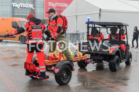  13.01.2019 WARSZAWA <br />27 FINAL WIELKIEJ ORKIESTRY SWIATECZNEJ POMOCY<br />AKCJA RATOWNICZA<br />N/Z RATOWNICY<br /> 