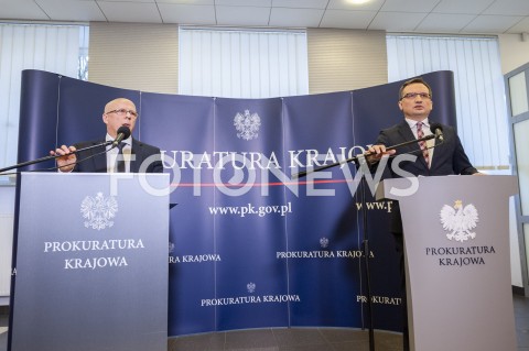  14.01.2019 WARSZAWA<br />KONFERENCJA MINISTRA SPRAWIEDLIWOSCI ZBIGNIEWA ZIOBRO NA TEMAT ATAKU NA PREZYDENTA GDANSKA<br />N/Z ZBIGNIEW ZIOBRO KRZYSZTOF SIERAK<br /> 