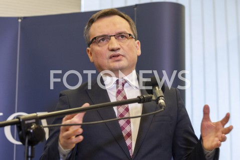 Briefing ministra sprawiedliwości Zbigniewa Ziobro na temat ataku na prezydenta Gdańska w Warszawie