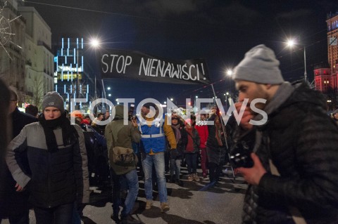  14.01.2019 WARSZAWA<br />MARSZ MILCZENIA STOP NIENAWISCI PAMIECI JACKA ADAMOWICZA<br />N/Z UCZESTNICY WYDARZENIA<br /> 