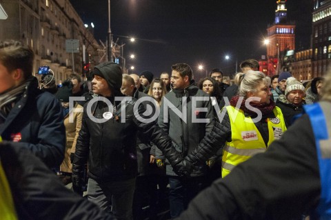  14.01.2019 WARSZAWA<br />MARSZ MILCZENIA STOP NIENAWISCI PAMIECI JACKA ADAMOWICZA<br />N/Z RAFAL TRZASKOWSKI<br /> 