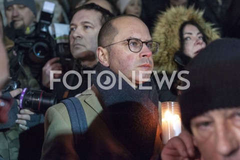  14.01.2019 WARSZAWA<br />MARSZ MILCZENIA STOP NIENAWISCI PAMIECI JACKA ADAMOWICZA<br />N/Z MICHAL SZCZERBA<br /> 