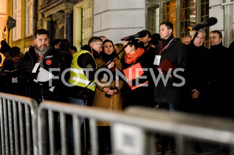  14.01.2019 GDANSK<br />POZEGNANIE PREZYDENTA GDANSKA PAWLA ADAMOWICZA PRZEZ GDANSZCZAN<br />N/Z MAGDALENA SKORUPKO KACZMAREK RZECZNICZKA PREZYDENTA PAWLA ADAMOWICZA<br /> 