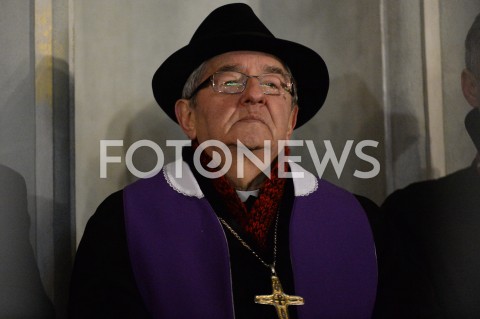  14.01.2019 GDANSK<br />POZEGNANIE PREZYDENTA GDANSKA PAWLA ADAMOWICZA PRZEZ GDANSZCZAN<br />N/Z ARCYBISKUP SLAWOJ LESZEK GLODZ<br /> 