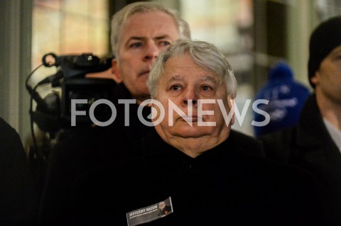  14.01.2019 GDANSK<br />POZEGNANIE PREZYDENTA GDANSKA PAWLA ADAMOWICZA PRZEZ GDANSZCZAN<br />N/Z BOGDAN BORUSEWICZ<br /> 