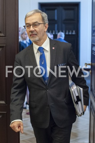  15.01.2019 WARSZAWA<br />POSIEDZENIE RADY MINISTROW <br />POSIEDZENIE RZADU<br />N/Z JERZY KWIECINSKI<br /> 