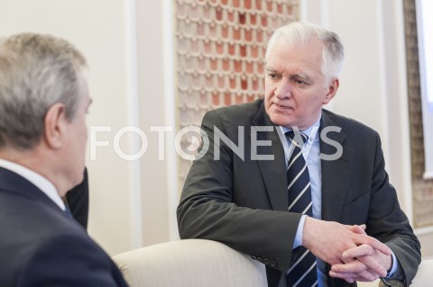  15.01.2019 WARSZAWA<br />POSIEDZENIE RADY MINISTROW<br />POSIEDZENIE RZADU<br />N/Z JAROSLAW GOWIN<br /> 