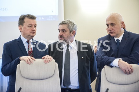  15.01.2019 WARSZAWA<br />POSIEDZENIE RADY MINISTROW<br />POSIEDZENIE RZADU<br />N/Z MARIUSZ BLASZCZAK JAN KRZYSZTOF ARDANOWSKI JOACHIM BRUDZINSKI<br /> 