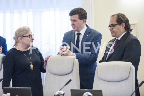  15.01.2019 WARSZAWA<br />POSIEDZENIE RADY MINISTROW<br />POSIEDZENIE RZADU<br />N/Z BEATA KEMPA WITOLD BANKA MAREK GROBARCZYK<br /> 