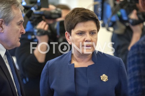  15.01.2019 WARSZAWA<br />POSIEDZENIE RADY MINISTROW<br />POSIEDZENIE RZADU<br />N/Z BEATA SZYDLO PIOTR GLINSKI<br /> 