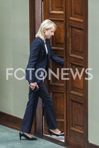  16.01.2019 WARSZAWA SEJM<br />POSIEDZENIE SEJMU<br />N/Z TERESA CZERWINSKA<br /> 