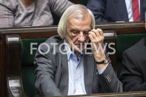  16.01.2019 WARSZAWA SEJM<br />POSIEDZENIE SEJMU<br />N/Z RYSZARD TERLECKI<br /> 