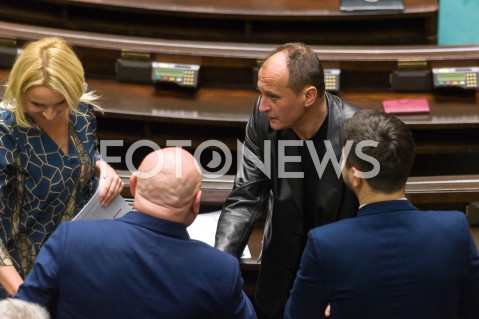  16.01.2019 WARSZAWA SEJM<br />POSIEDZENIE SEJMU<br />N/Z PAWEL KUKIZ<br /> 