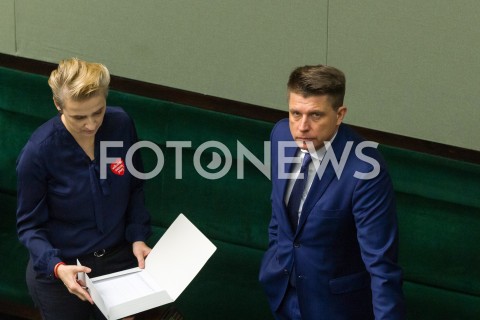  16.01.2019 WARSZAWA SEJM<br />POSIEDZENIE SEJMU<br />N/Z RYSZARD PETRU JOANNA SCHUERING WIELGUS<br /> 