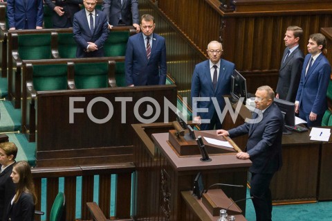  16.01.2019 WARSZAWA SEJM<br />POSIEDZENIE SEJMU<br />N/Z GRZEGORZ SCHETYNA PUSTE MIEJSCE JAROSLAW KACZYNSKI MARIUSZ BLASZCZAK<br /> 