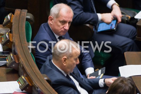  16.01.2019 WARSZAWA SEJM<br />POSIEDZENIE SEJMU<br />N/Z SLAWOMIR NEUMANN GRZEGORZ SCHETYNA<br /> 