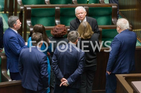  16.01.2019 WARSZAWA SEJM<br />POSIEDZENIE SEJMU<br />N/Z JAROSLAW KACZYNSKI POSLOWIE<br /> 