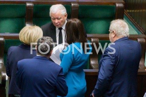 16.01.2019 WARSZAWA SEJM<br />POSIEDZENIE SEJMU<br />N/Z JAROSLAW KACZYNSKI POSLOWIE<br /> 