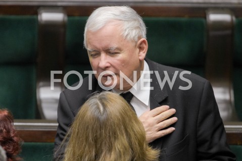  16.01.2019 WARSZAWA SEJM<br />POSIEDZENIE SEJMU<br />N/Z JAROSLAW KACZYNSKI <br /> 