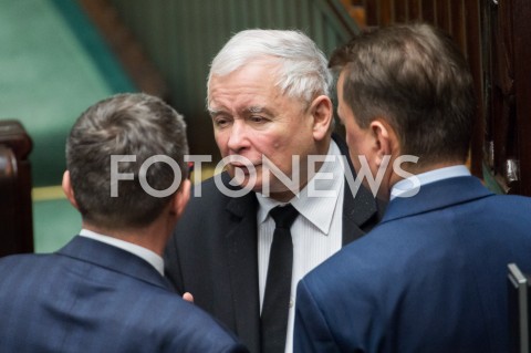  16.01.2019 WARSZAWA SEJM<br />POSIEDZENIE SEJMU<br />N/Z JAROSLAW KACZYNSKI POSLOWIE<br /> 