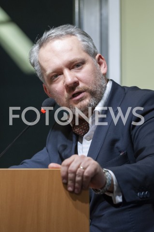  17.01.2019 WARSZAWA<br />DEBATA FUNDACJI BATOREGO POLSKA W UNII PASAZER NA GAPE CZY WSPOLPRACOWNIK<br />N/Z MICHAL SZULDRZYNSKI<br /> 