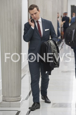  17.01.2019 WARSZAWA SEJM<br />POSIEDZENIE SEJMU<br />N/Z JAKUB KULESZA<br /> 