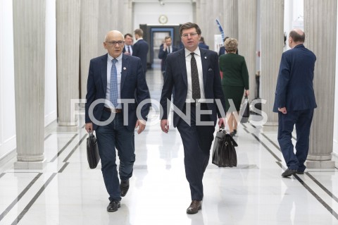  17.01.2019 WARSZAWA SEJM<br />POSIEDZENIE SEJMU<br />N/Z JERZY JACHNIK TOMASZ JASKOLA<br /> 