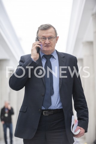  17.01.2019 WARSZAWA SEJM<br />POSIEDZENIE SEJMU<br />N/Z TADEUSZ CYMANSKI<br /> 