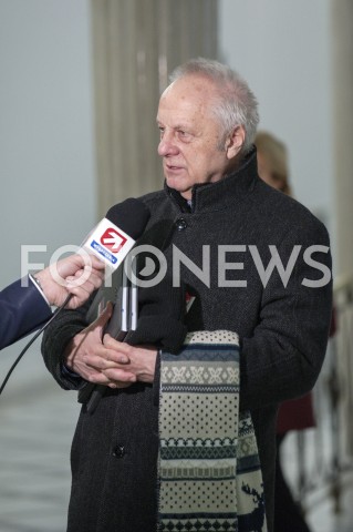  17.01.2019 WARSZAWA SEJM<br />POSIEDZENIE SEJMU<br />N/Z STEFAN NIESIOLOWSKI<br /> 