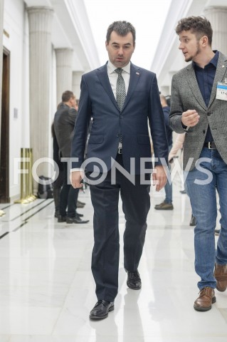  17.01.2019 WARSZAWA SEJM<br />POSIEDZENIE SEJMU<br />N/Z BLAZEJ SPYCHALSKI<br /> 
