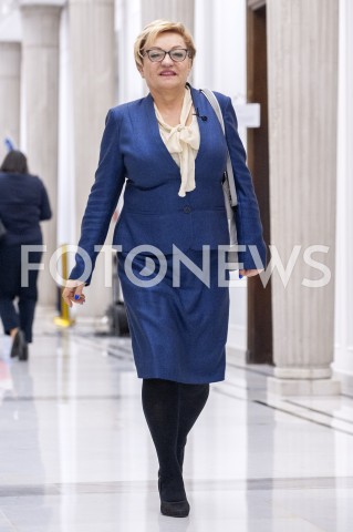  17.01.2019 WARSZAWA SEJM<br />POSIEDZENIE SEJMU<br />N/Z MIROSLAWA NYKIEL<br /> 