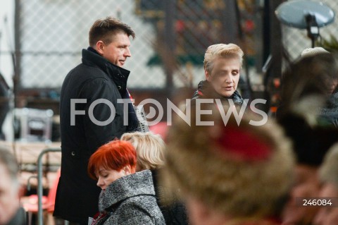  19.01.2019 GDANSK<br />CEREMONIA POGRZEBOWA ZAMORDOWANEGO PREZYDENTA GDANSKA PAWLA ADAMOWICZA W BAZYLICE MARIACKIEJ W GDANSKU<br />N/Z RYSZARD PETRU JOANNA SCHEURING WIELGUS<br /> 