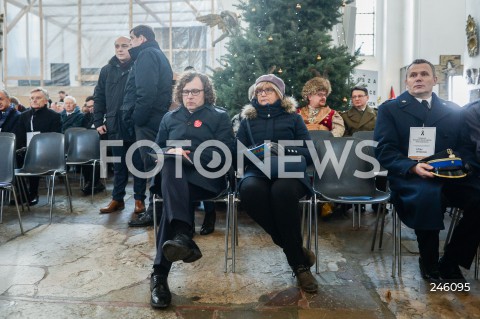  19.01.2019 GDANSK<br />CEREMONIA POGRZEBOWA ZAMORDOWANEGO PREZYDENTA GDANSKA PAWLA ADAMOWICZA W BAZYLICE MARIACKIEJ W GDANSKU<br />N/Z JACEK KARNOWSKI PREZYDENT SOPOTU<br /> 