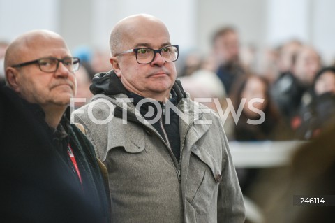  19.01.2019 GDANSK<br />CEREMONIA POGRZEBOWA ZAMORDOWANEGO PREZYDENTA GDANSKA PAWLA ADAMOWICZA W BAZYLICE MARIACKIEJ W GDANSKU<br />N/Z TOMASZ ZIMOCH<br /> 