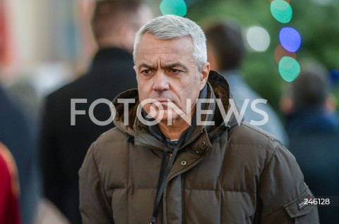  19.01.2019 GDANSK<br />CEREMONIA POGRZEBOWA ZAMORDOWANEGO PREZYDENTA GDANSKA PAWLA ADAMOWICZA W BAZYLICE MARIACKIEJ W GDANSKU<br />N/Z ANDREA ANASTASI TRENER TREFL SOPOT <br /> 