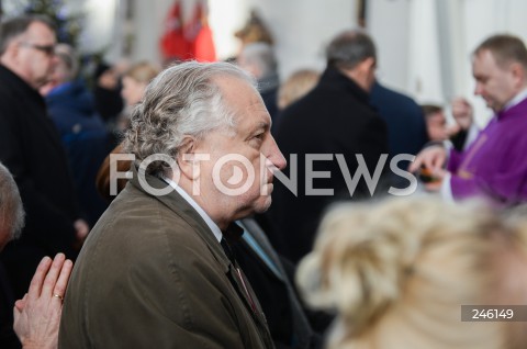  19.01.2019 GDANSK<br />CEREMONIA POGRZEBOWA ZAMORDOWANEGO PREZYDENTA GDANSKA PAWLA ADAMOWICZA W BAZYLICE MARIACKIEJ W GDANSKU<br />N/Z ANDRZEJ RZEPLINSKI<br /> 