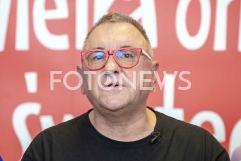  21.01.2019 WARSZAWA<br />KONFERENCJA PRASOWA WOSP<br />N/Z JERZY JUREK OWSIAK<br /> 