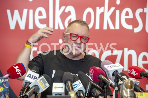  21.01.2019 WARSZAWA<br />KONFERENCJA PRASOWA WOSP<br />N/Z JERZY JUREK OWSIAK<br /> 