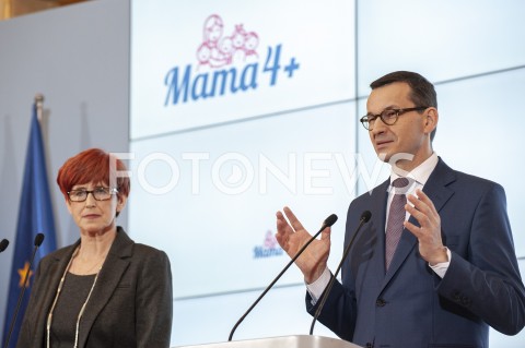 Konferencja na temat rządowego programu "Mama 4+" w Warszawie