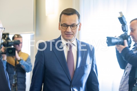  21.01.2019 WARSZAWA<br />POSIEDZENIE RADY MINISTROW<br />POSIEDZENIE RZADU<br />N/Z PREMIER MATEUSZ MORAWIECKI<br /> 