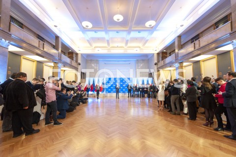  22.01.2019 WARSZAWA<br />#TWEETUP W KANCELARII PREZESA RADY MINISTROW<br />N/Z PREMIER MATEUSZ MORAWIECKI<br /> 
