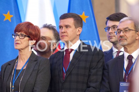  22.01.2019 WARSZAWA<br />#TWEETUP W KANCELARII PREZESA RADY MINISTROW<br />N/Z ELZBIETA RAFALSKA WITOLD BANKA JERZY KWIECINSKI<br /> 