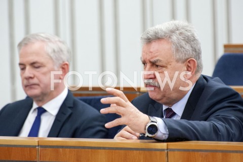  23.01.2019 WARSZAWA SENAT<br />POPOLUDNIE W PARLAMENCIE<br />N/Z KAZIMIERZ KLEINA SLAWOMIR RYBICKI<br /> 