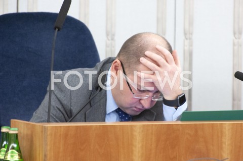  23.01.2019 WARSZAWA SENAT<br />POPOLUDNIE W PARLAMENCIE<br />N/Z ADAM BIELAN<br /> 